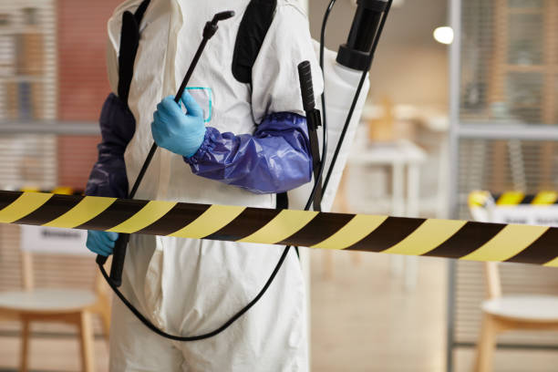 Professional Blood Cleanup technician working in Farmingdale, NY